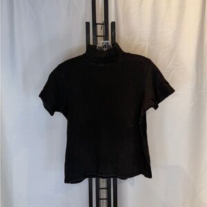 Pierre‎ Cardin Classic Black Short Sleeve Top